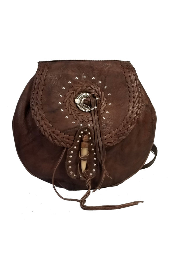 Native american style leather bags