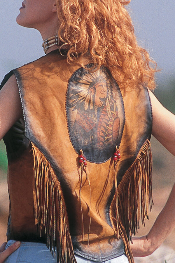 Women hand tooled jackets