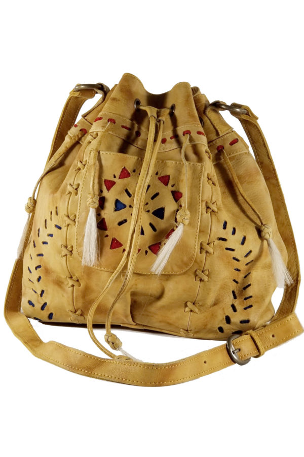 Native american style leather bags