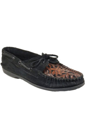 Women hand tooled moccasins