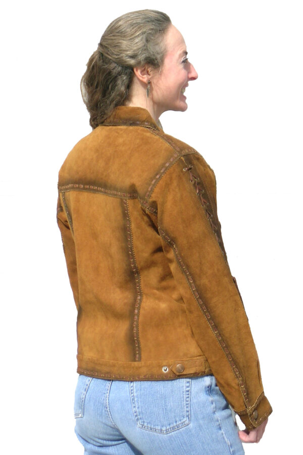 Women hand tooled jackets