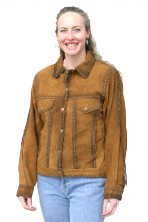 Women hand tooled jackets